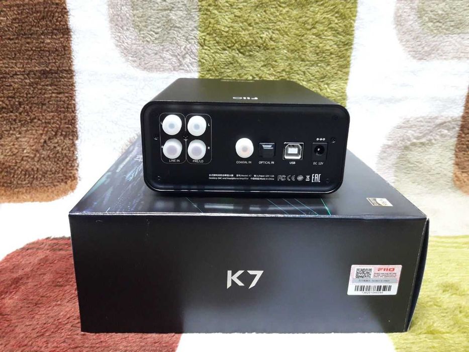 ЦАП с усилителем для наушников FiiO K7 (ещё 3 мес. гарантии)