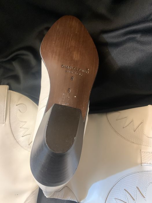 Ковбойские белые сапоги с узором