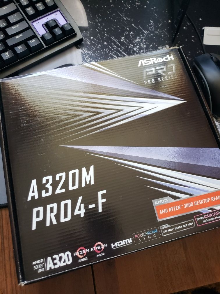 Материнська плата ASRock A320M

PRO4-F