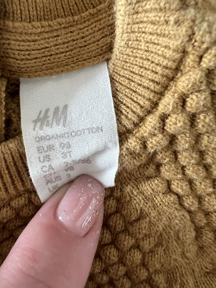Musztardowy sweterek H&M