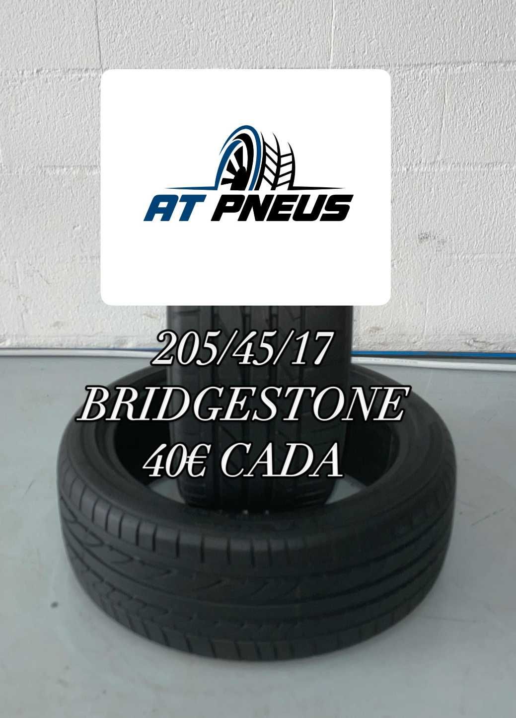 Pneus Usados 
BRIDGESTONE POTENZA RE 050A- 205/45/17 84W
40€ CADA