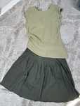 Zara top jasny khaki projektanci M 38