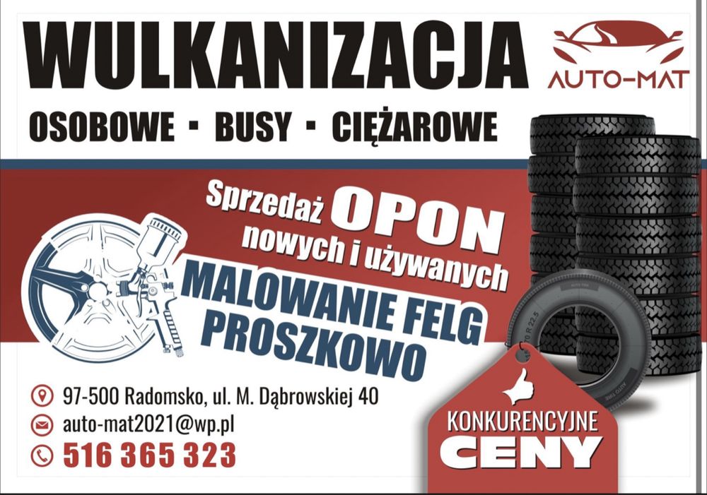 Opony uzywane lato wszytskie  rozmiary