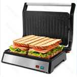 Opiekacz Aigostar grill elektryczny toster panini srebrny/szary 1500