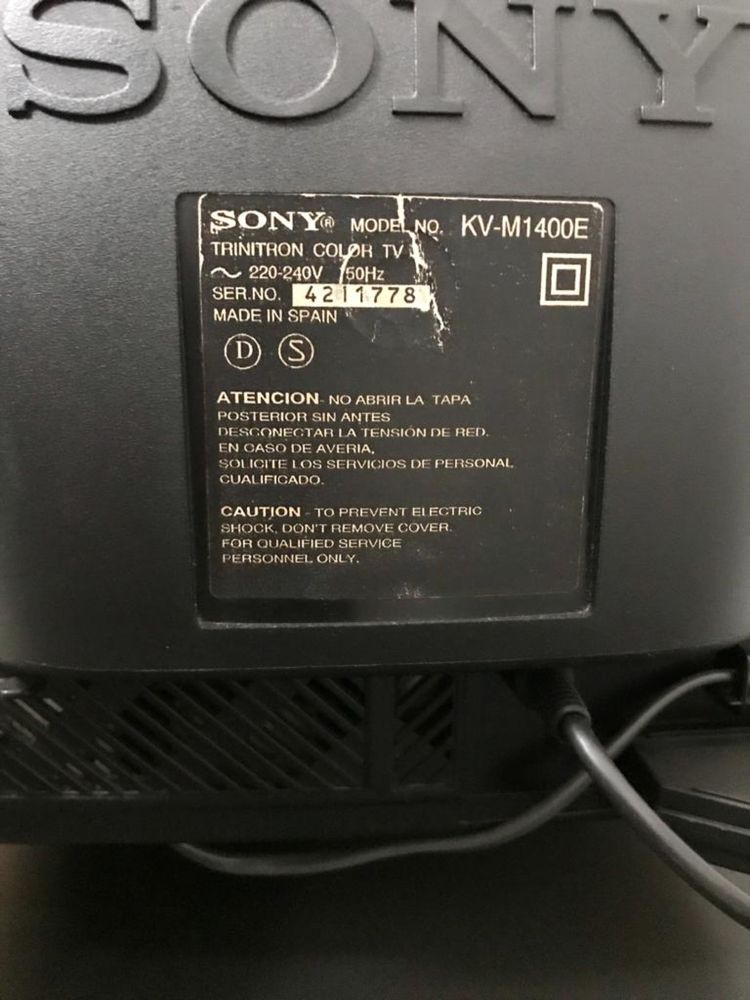 TV SONY Trinitron 14"