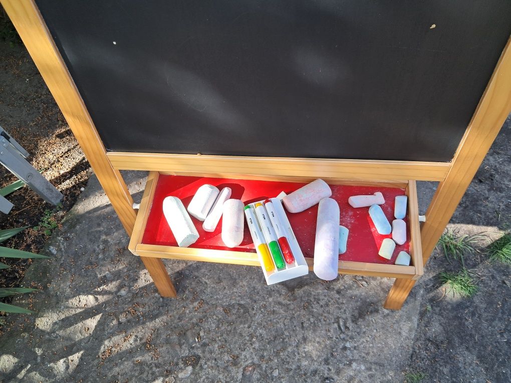 Tablica dla dziecka dwustronna Ikea + gratis
