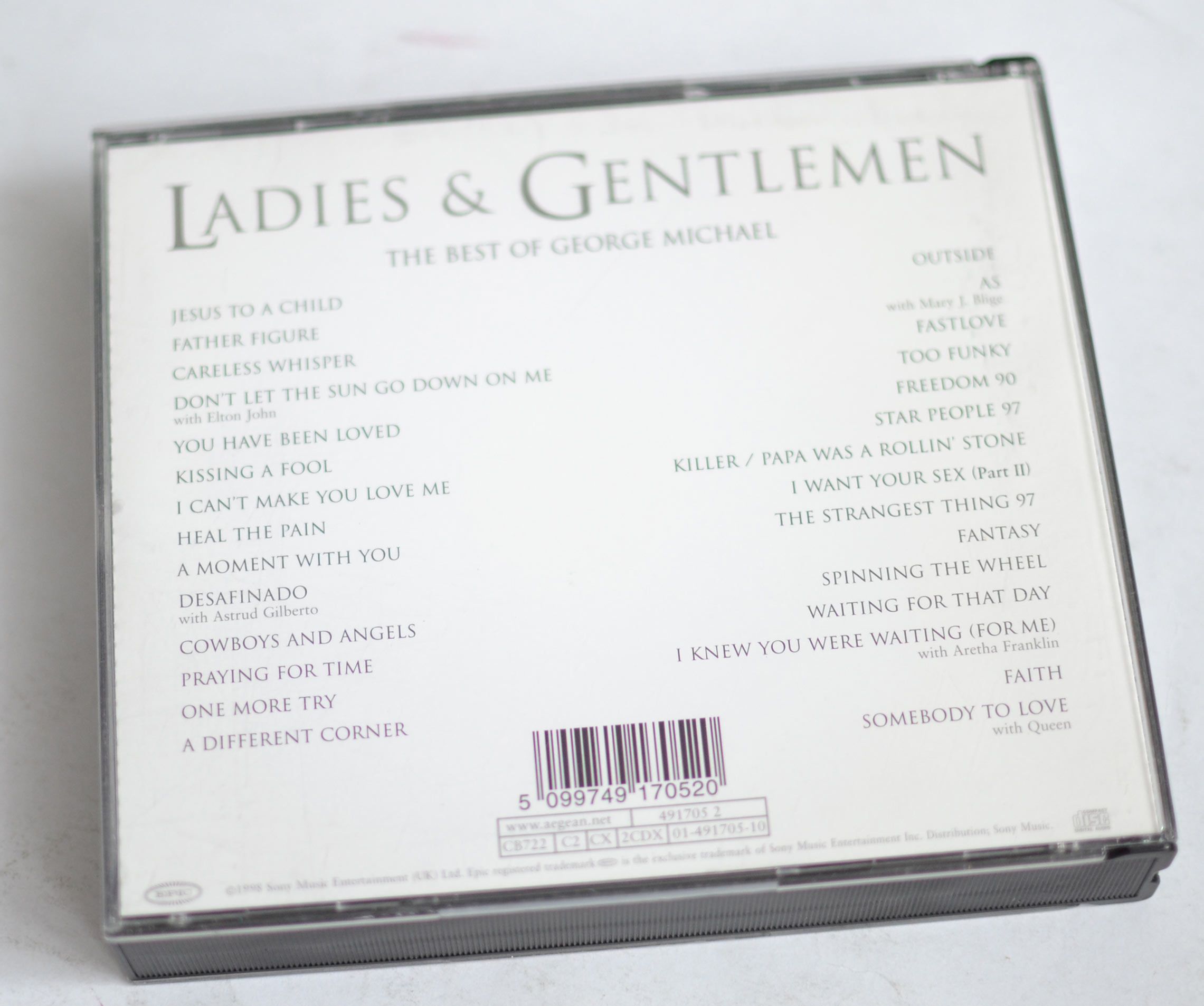Płyta CD Ladies And Gentlemen the Best of George Michael 1998 2CD