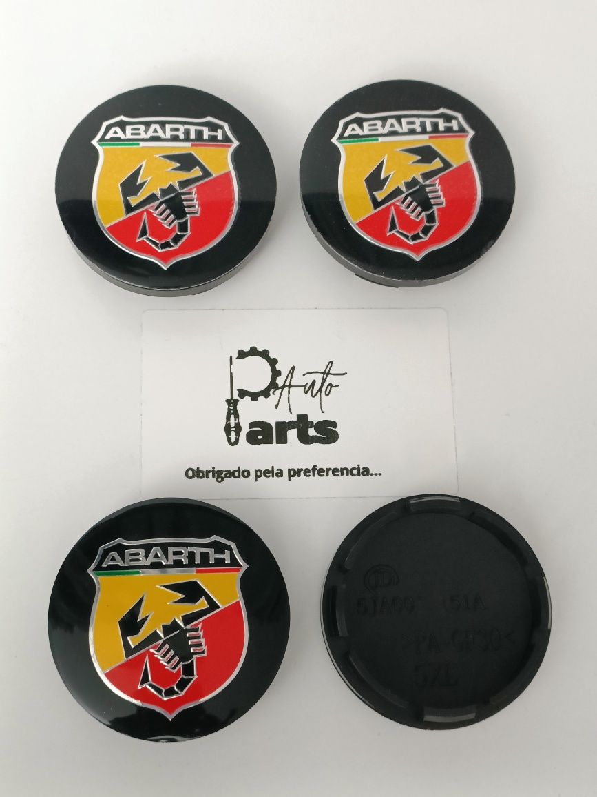 Centros de jante Fiat/Abarth 56m/60mm/65mm/68mm