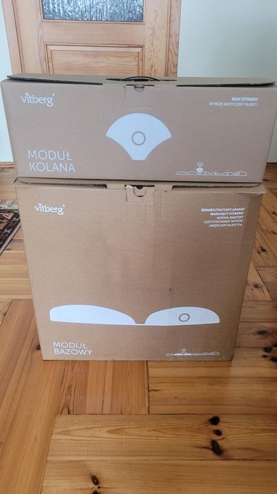 Masazer do rehabilitacji VITBERG (moduł bazowy +moduł kolana)