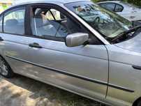 Drzwi BMW E46 1998 z glosniki. Stan DBD