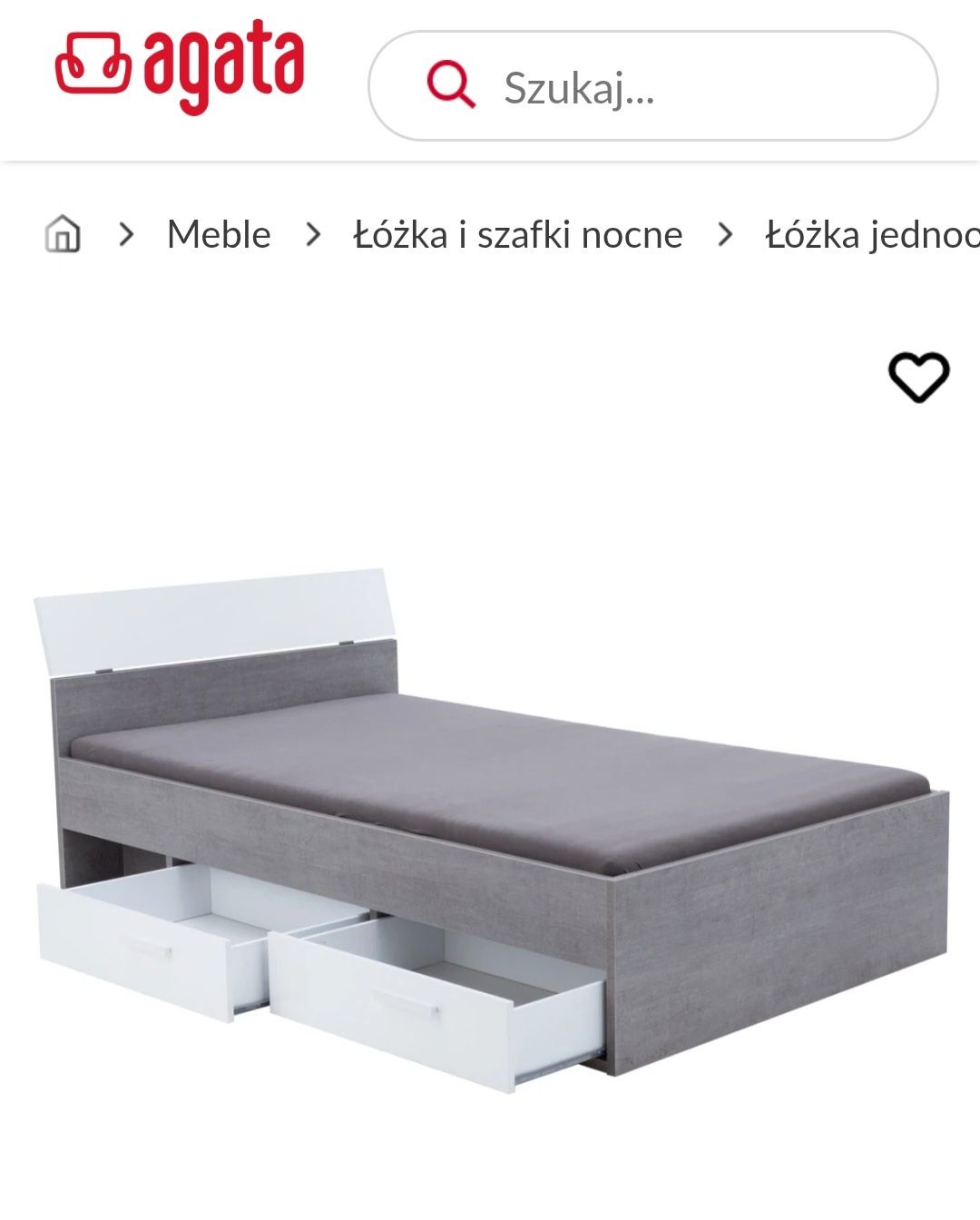 Łóżko Agata Meble