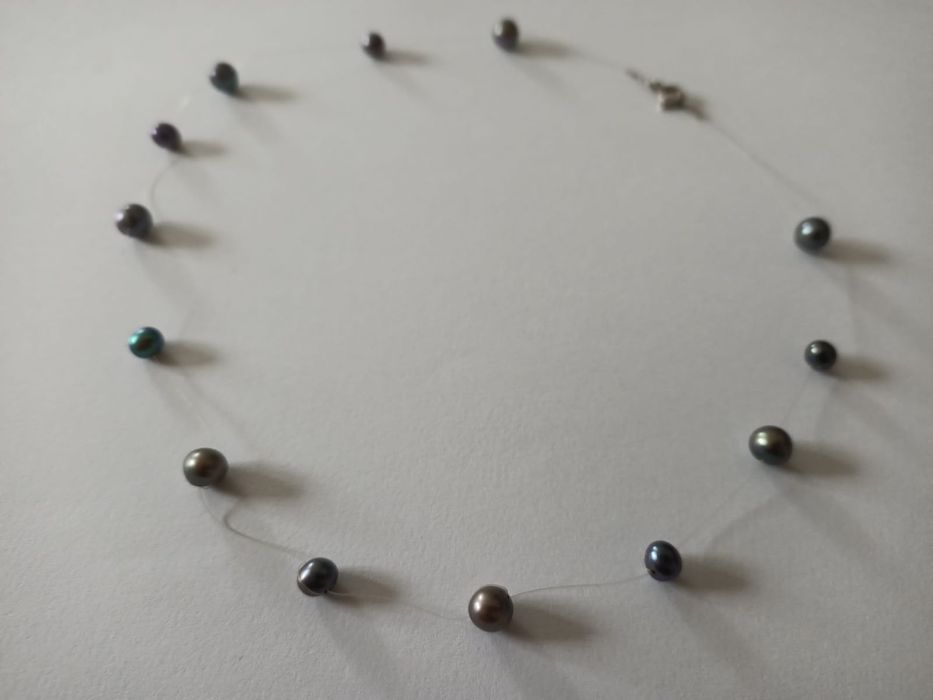 Perły naturalne naszyjnik