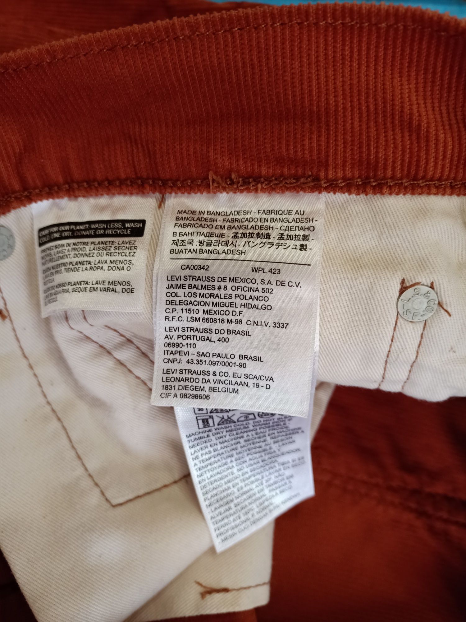 Новые LEVIS 511 W34 L34 Нереально красивый вельвет lois lee