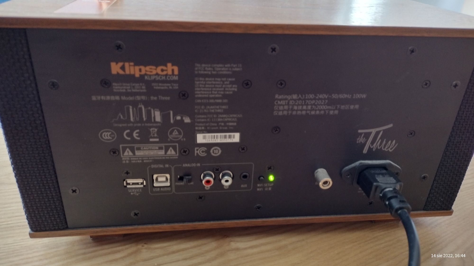 Głośnik Aktywny Wi-Fi Klipsch the Three