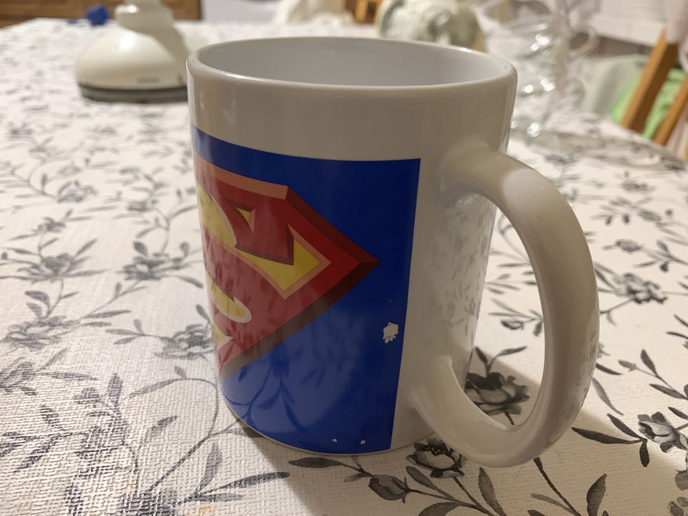 Kubek superman w dobrym stanie