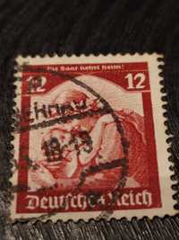 Znaczek niemiecki 1935 " witaj Saar'o"