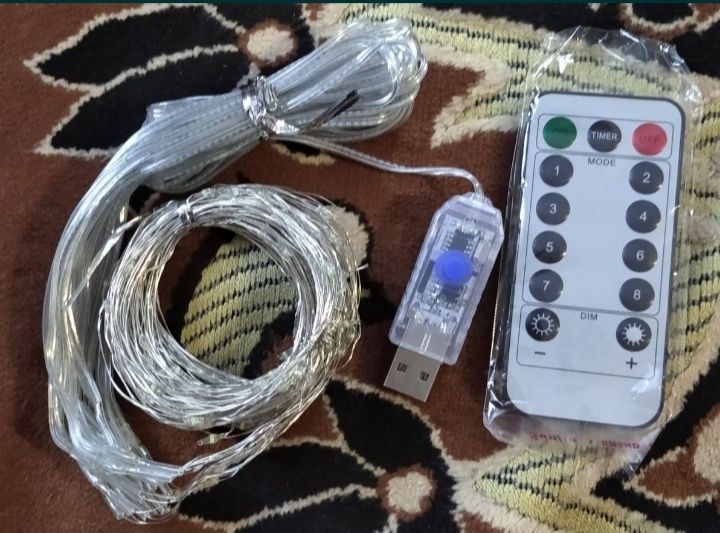 Гірлянда штора-роса