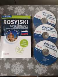 Nowe! Rosyjski kurs podstawowy A1-A2. Książka+3 płyty CD