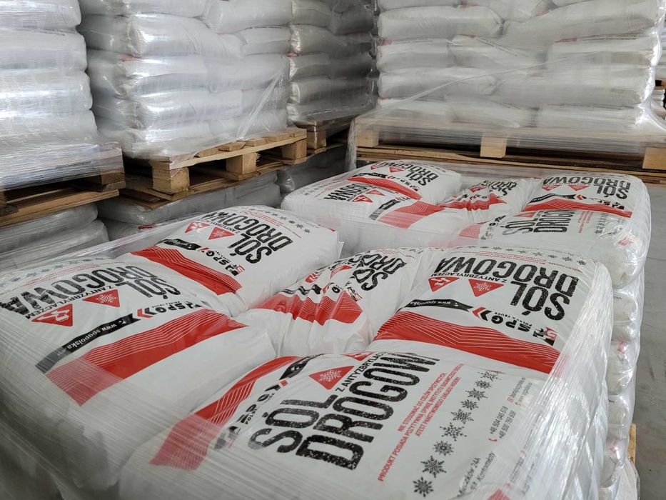 Sól drogowa worki 25 kg