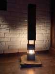 Rustykalna lampa stojaca