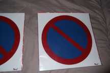 2 Sinais de proibir estacionar