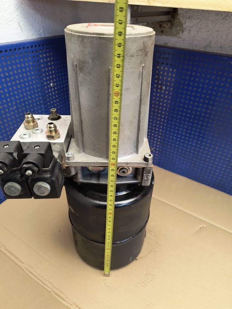 Pompa hydrauliczna agregat kiper wywrot zbiornik prasa