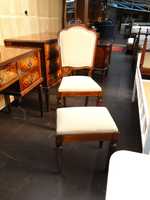 Conjunto de cadeira e banco estilo D. Maria - óptimo estado