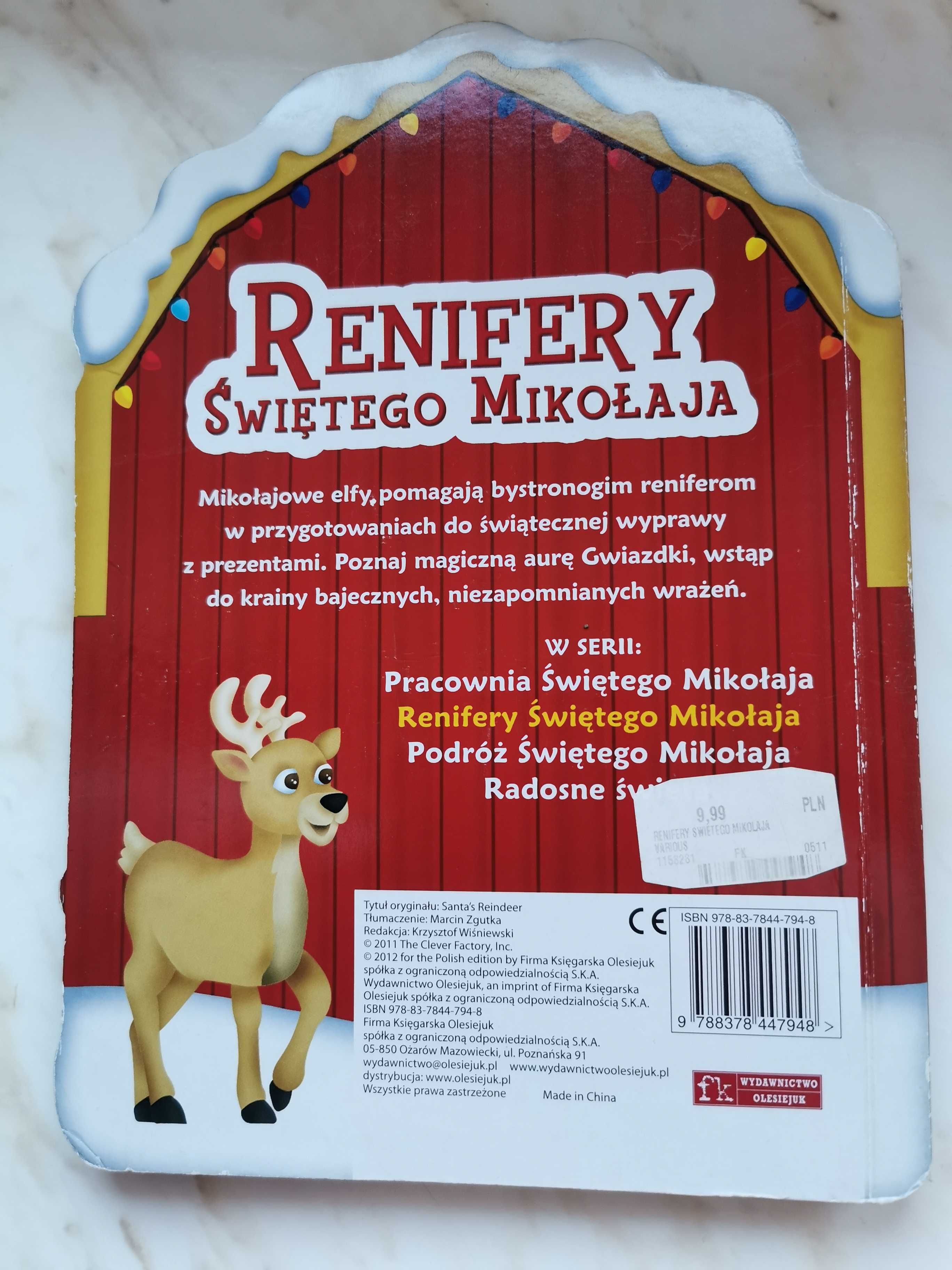 Renifery Świętego Mikołaja