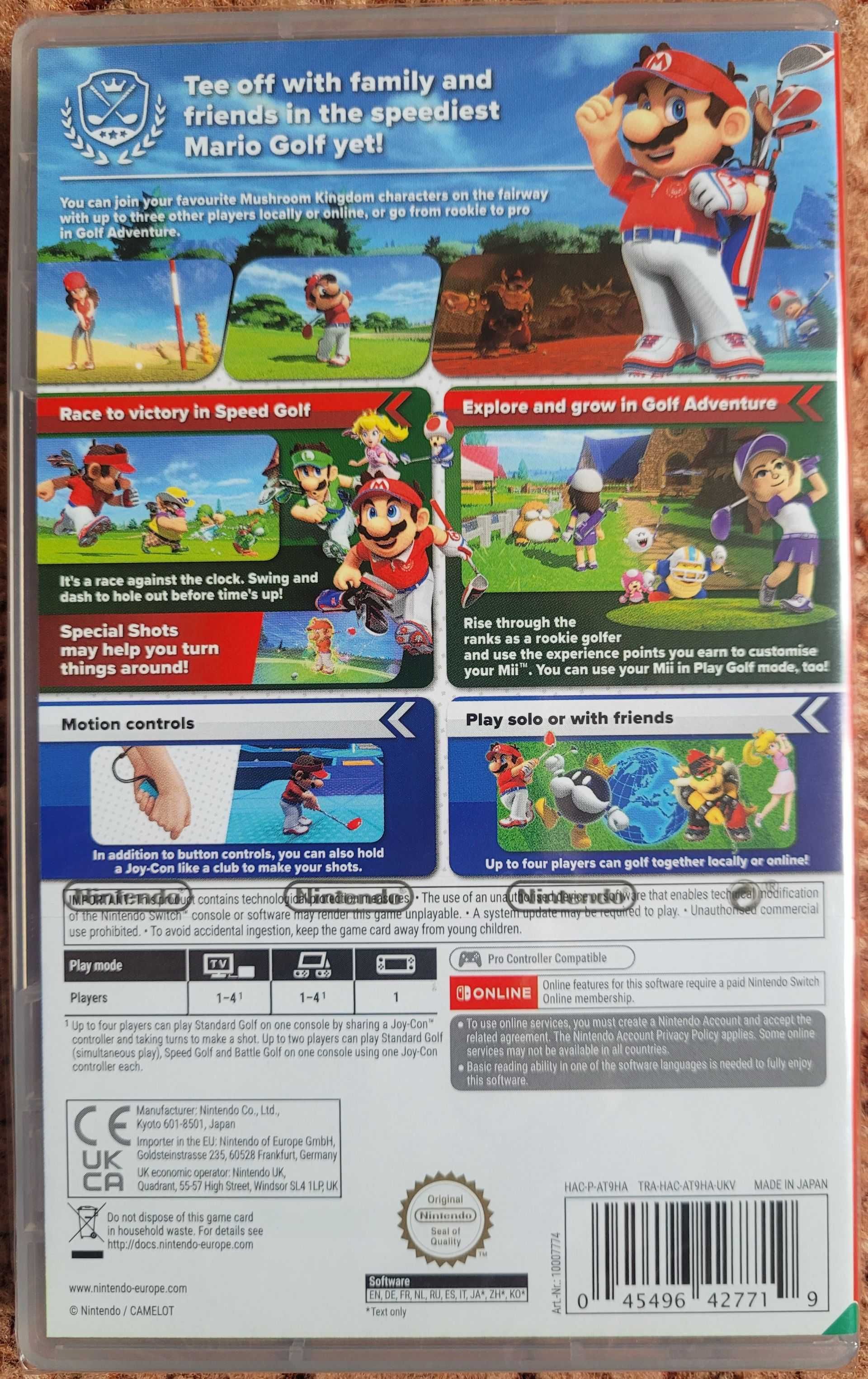 Mario Golf Super Rush Switch Nowa/Folia