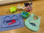 Силіконовий посуд  для годування, бутилки TOMMEE TIPPEE,ложки,поїльник