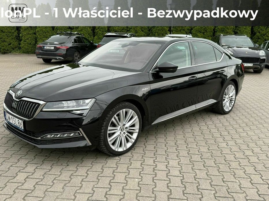 Skoda Superb 2.0 TDI 200KM L&K DSG - SalonPL - 1Właściciel - Lakier Org - VAT 23%