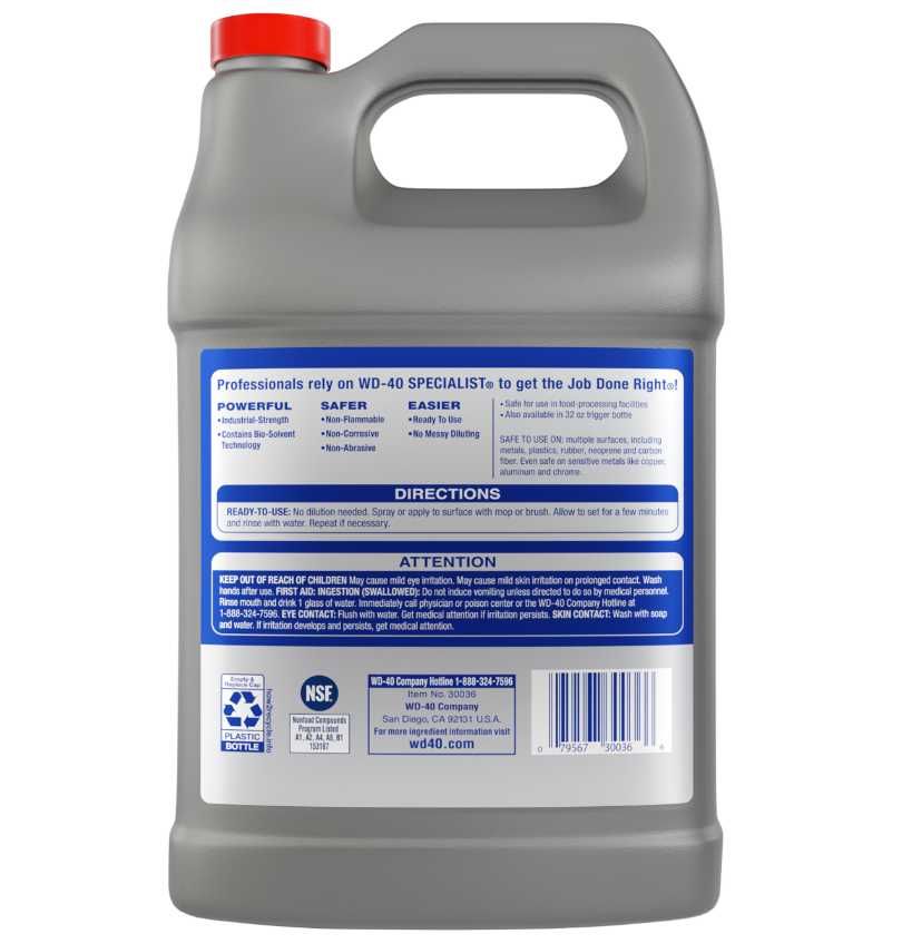 WD-40 Specialist® Cleaner & Degreaser. Czyszcząco-odtłuszczający 3,78L