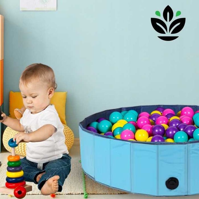 BASEN DLA PSA ZWIERZĄT ogrodowy składany kojec kąpieli 80x30 cm