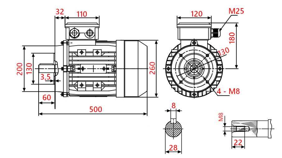 SILNIK Elektryczny 7,5kW 400/690V 2900 Obr 3FAZOWY [4034]