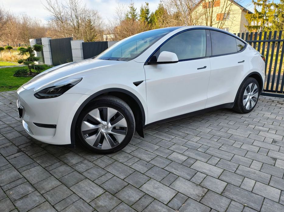 Tesla Y Tesla Y Long Range AWD 1WŁ! Bezwypadek Pełna Gwarancja Bateria 96%!