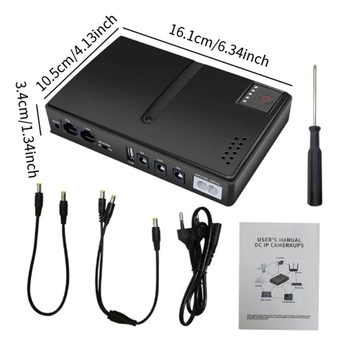 Міні UPS ДБЖ для роутера джерело безперебійного живлення 5/9/12V