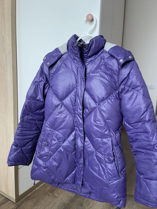 Куртка жіноча зимова, Reebok, з натуральним наповнювачем, розмір XS-S