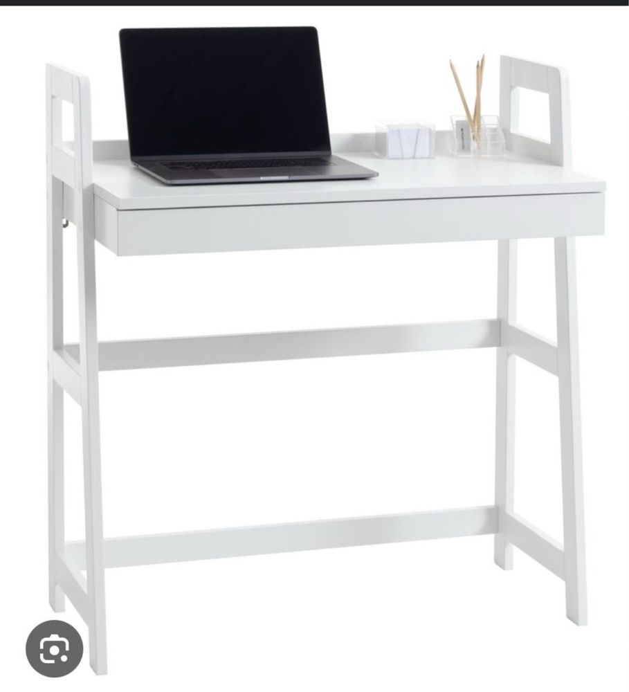 Mesa secretaria branca