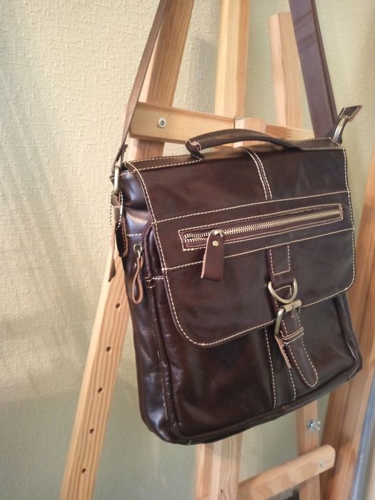 Чоловіча шкіряна сумка