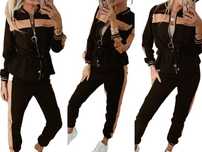 Cocomore dres z lampasami bluza ZIP z ściągaczem M