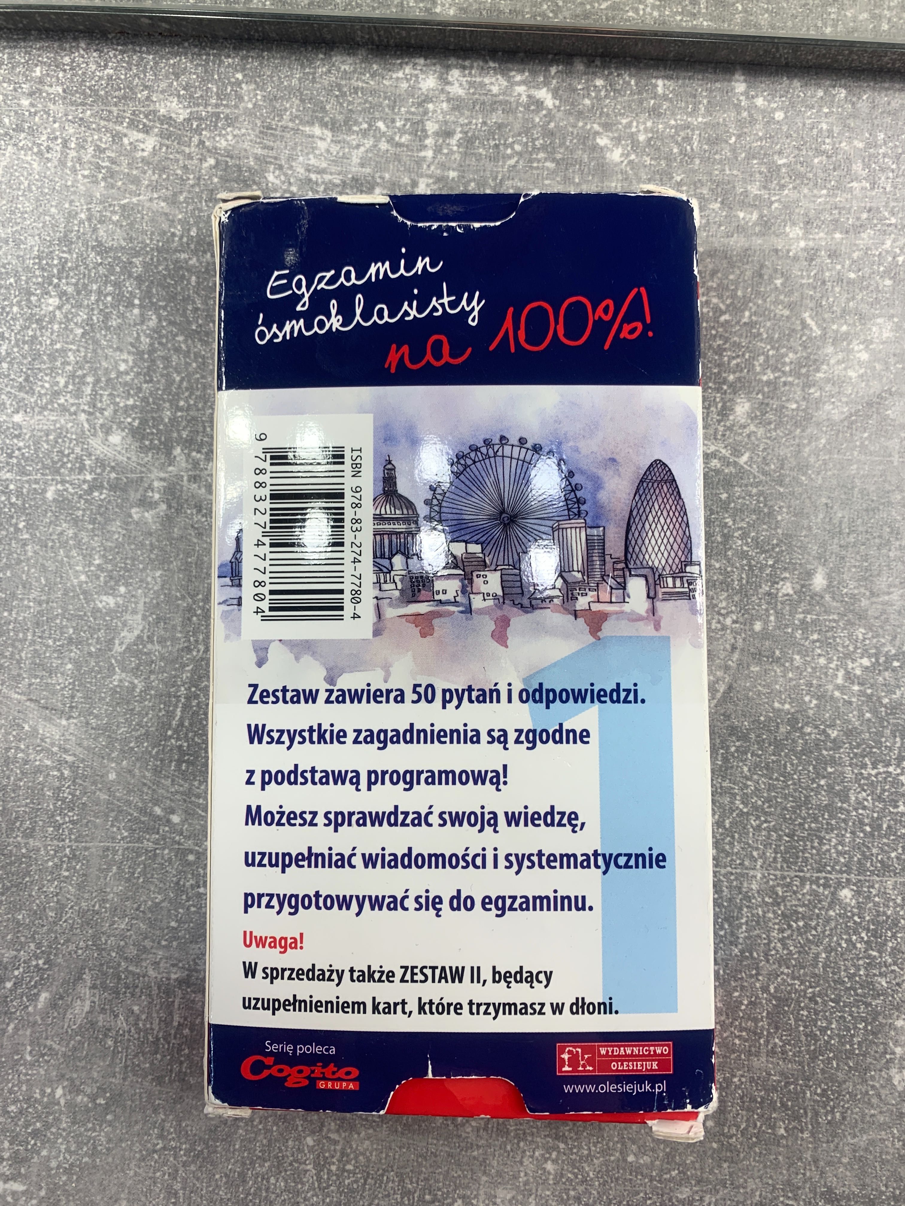 Fiszki ósmoklasisty - język angielski - HIT!