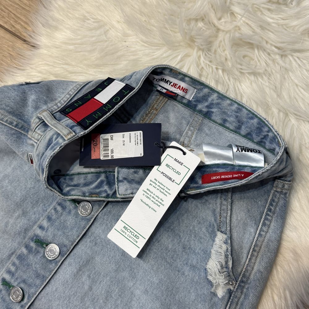 нова жіноча джинсова спідниця юбка tommy hilfiger s оригінал