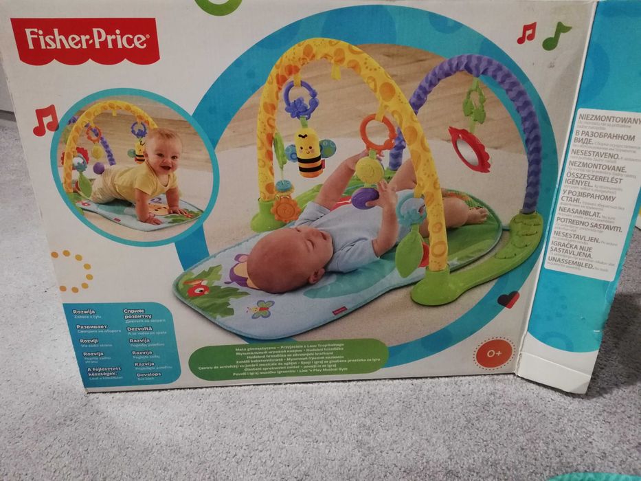 Mata sensoryczna dla najmłodszych Fisher price - stan bdb