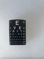 ZIPPO "Eye Chart" Preto Mate (preço inclui envio)