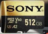 Karta pamięci Sony 512GB+adapter. Nowa, Mega okazja