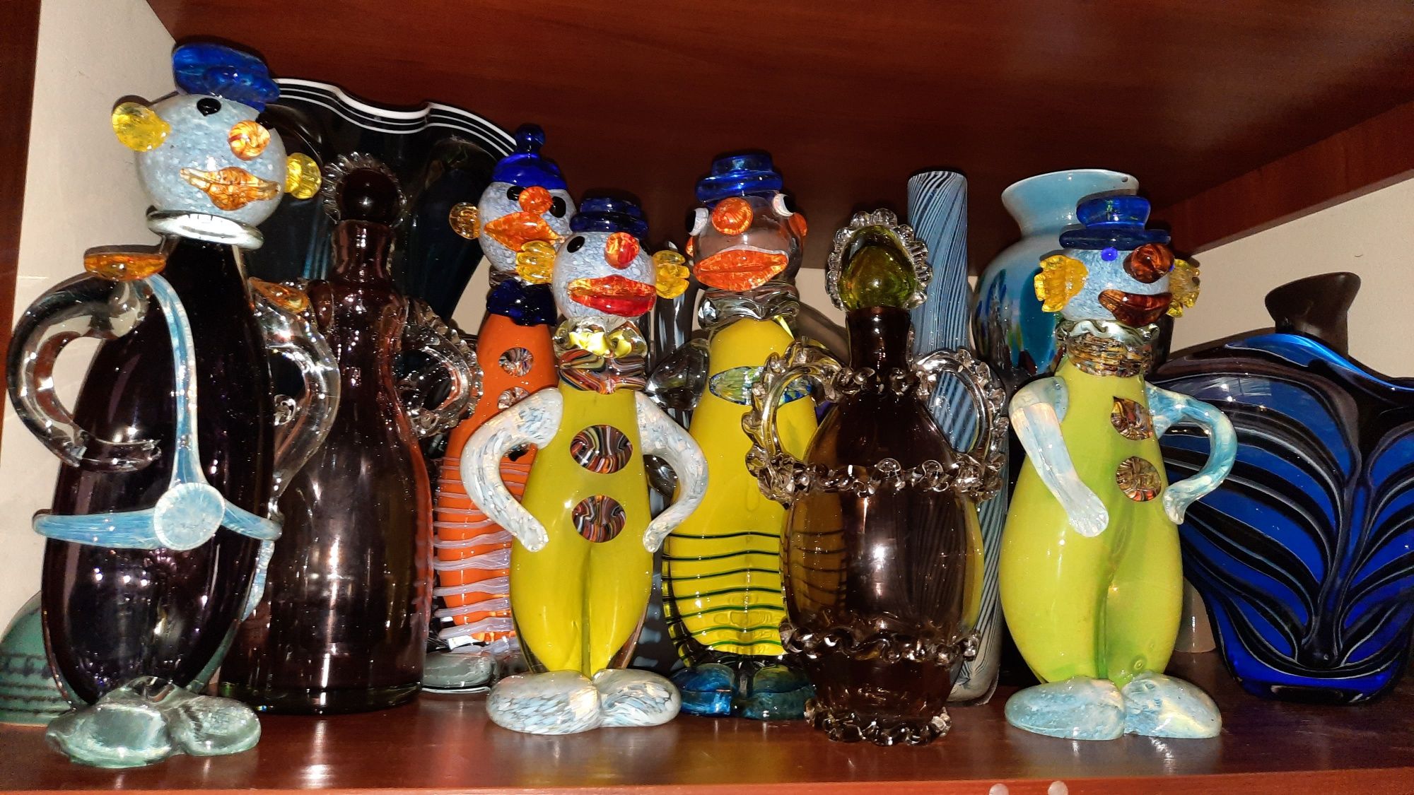 Статуэтки и вазы,выдувное стекло;Vintage - 1960-70; гутне скло