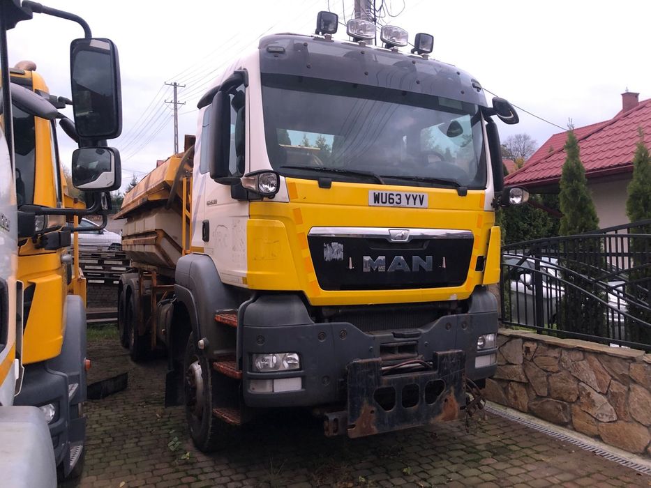 MAN TGS 26.320 6x6BB piaskarka solarka econ schmidt pług  MAN TGS 26.320 Piaskarka schmidt solarka 6x6 BB 2013r