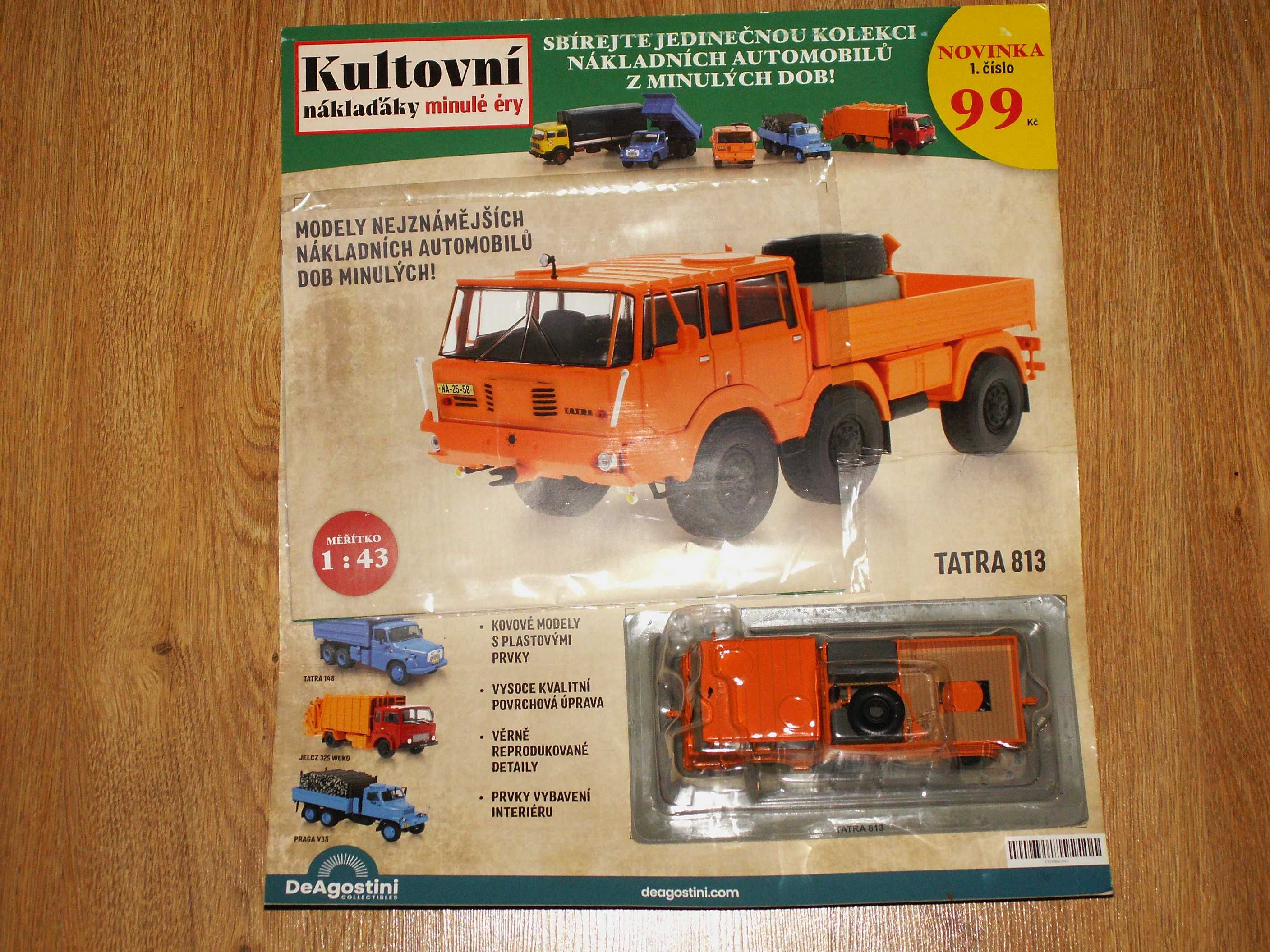 Wydanie Czeskie - Tatra 813- Kultowe Ciężarówki PRL-u - 1/43