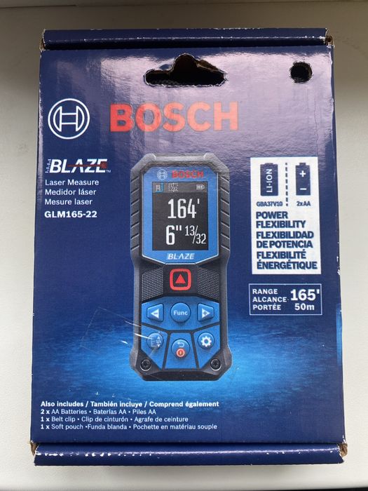 Лазерна рулетка Bosch GLM165-22