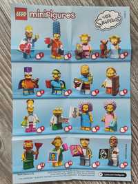 opakowania LEGO minifigurki The Simsons